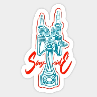 metal rider Sticker